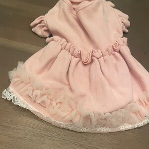 Pink Ruffled Dog Dress Louisdog M Clothes 6-8 lbs